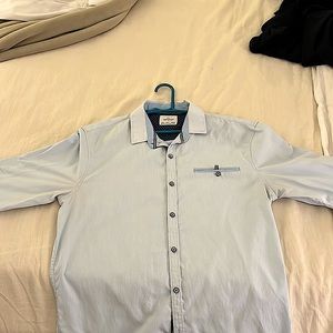 Men’s Large Craft and Flow Light Blue Dress shirt